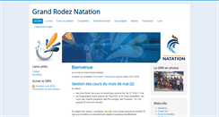 Desktop Screenshot of grandrodeznatation.fr